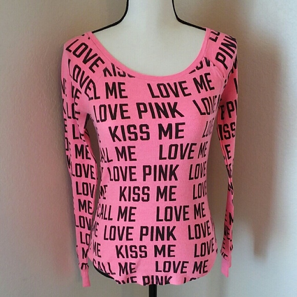 PINK Victoria's Secret Tops - VS PINK Thermal Top XS